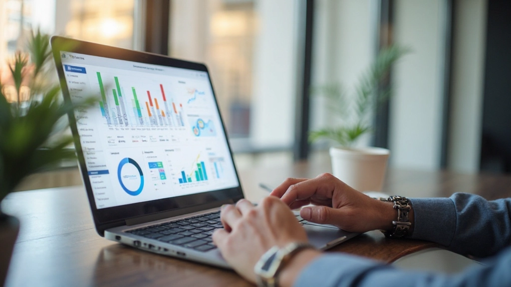 Špecialista na SEO optimalizuje portfóliový web pre lepšiu viditeľnosť v vyhľadávačoch