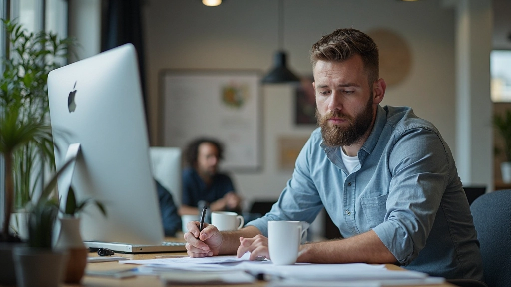 Dizajnér vyberá najlepšie projekty pre portfólio